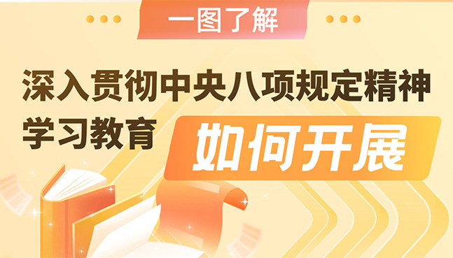 一圖了解深入貫徹中央八項規(guī)定精神學習教育如何開展